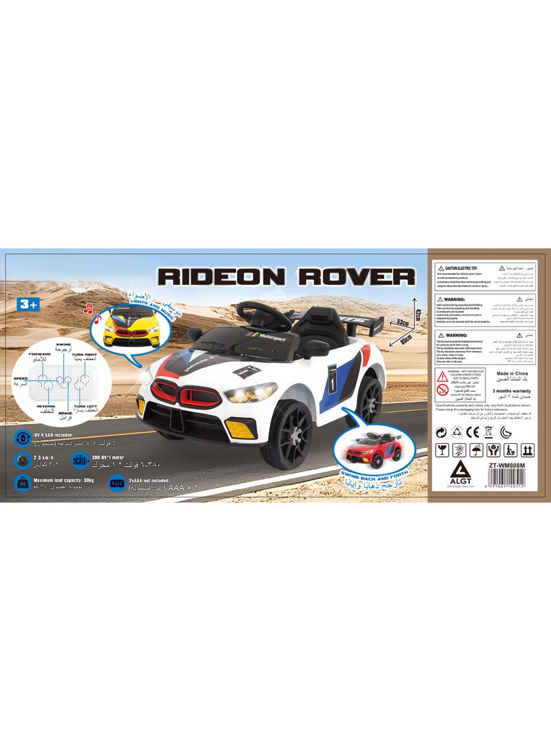 Power Joy Power Wheelz Ride-on Remote Control Rover 6V, Battery Operated, Assorted 1 Piece (Style & Color May Vary) Each Sold Separately| Ages 3 Years+ | Kids Rideon Car | Kids Electric Car | Easy to Ride and Control for Outdoor Adventure - Image 4